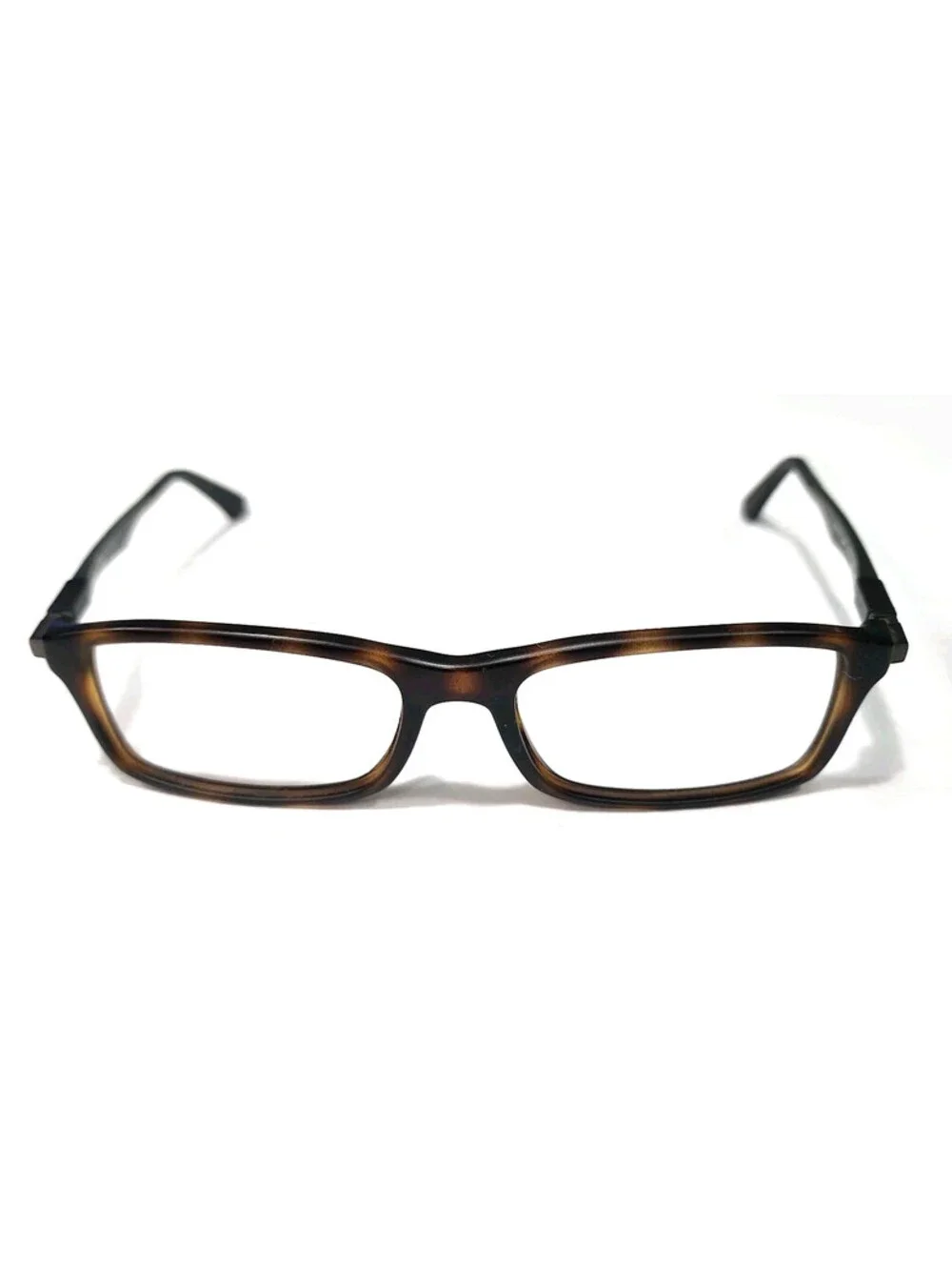 Ray Ban RB7017 5200 Parts Broken Tortoise Rectangle Eyeglasses 56-17 145